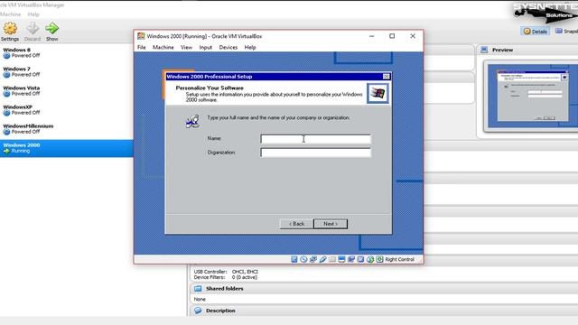 How to Install Windows 2000 in VirtualBox 5 on Windows 10 | SYSNETTECH Solutions смотреть онлайн