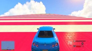 САМАЯ ВЫСОКАЯ РАМПА ИЗ КОСМОСА! БЕЗУМНЫЙ СПУСК БЕЗ ТОРМОЗОВ В GTA 5 MODS