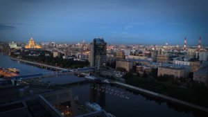 4К drone   Москва Сити Moscow City с квадрокоптера 2