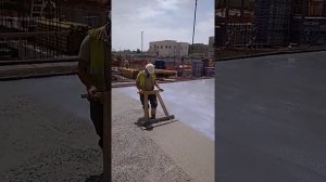 Стройка в Израиле/Ноу-хау из Китая / Выравнивание бетона