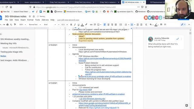 Kubernetes SIG Windows 20210420 смотреть онлайн