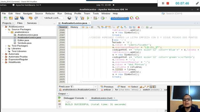 Modificar Analizador Lexico P2 смотреть онлайн