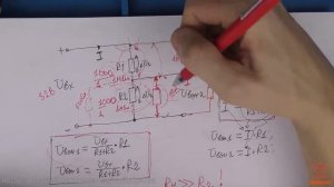 16. Электроника для начинающих - Резисторный делитель напряжения  Расчет  Преимущества и недостатки