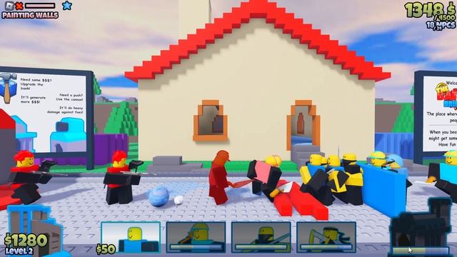 Roblox The Battle Bricks stages 1-10 normal units only смотреть онлайн