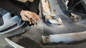 Ремонт бампера от гольфа