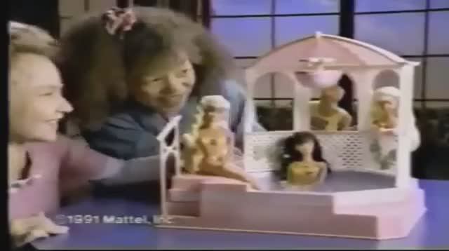 1991  Реклама машины и СПА для куклы Барби Маттел  Barbie fun raider car & Bubbling Spa