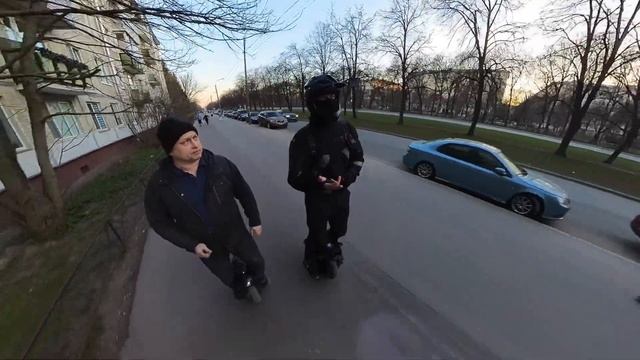 Моноколесо Veteran Sherman-S. Insta 360 one X3. Беседа о Моноколесе. Встреча с Интересным человеко смотреть онлайн