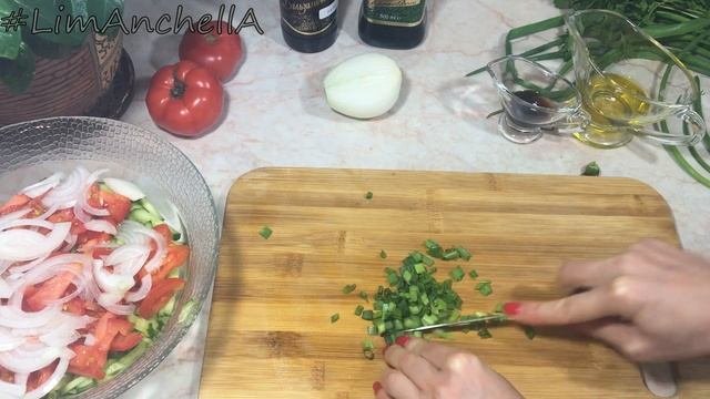Овощной салат с манго. Легкий, полезный, вкусный!  #рецептысалатов