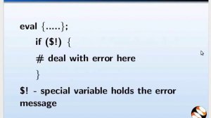 Exception and error handling in PERL - Assamese