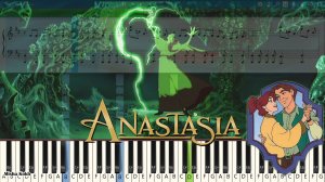 In The Dark Of The Night - Anastasia [Piano Tutorial | Sheets | MIDI] Synthesia