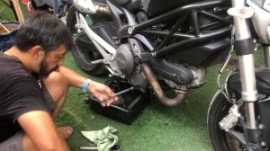 Ducati Monster 696 Maintenance | Oil Change and Brake Fluid Flush