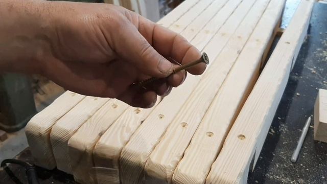 Изготовления набора мебели на террасу. Стол, лавочки, скамейка. смотреть онлайн