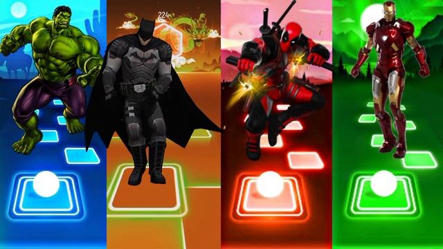 Telis Hop EDM Rush - Hulk vs Batman vs Deadpool vs Iron man смотреть онлайн