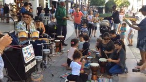 Санта  Моника.   ПРОМЕНАД на 3rd Street.