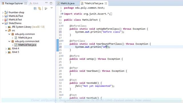 Bài 2: Kiểm thử đơn vị với JUnit: test case, test suite và test runner смотреть онлайн