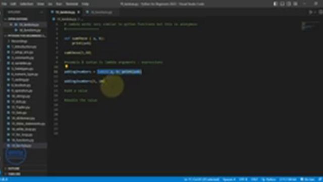 Ch19 Python Lambda | By GWiz Academy | Certificate Included