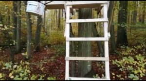 Строим вышку для охоты.