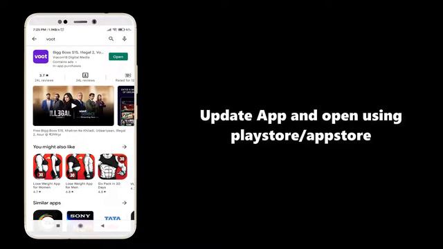 How to fix Voot black screen problem in Android mobile