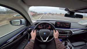 2021 BMW 530d G31 | POV Test drive | Autobahn Top speed run || NO SPEED LIMIT ||