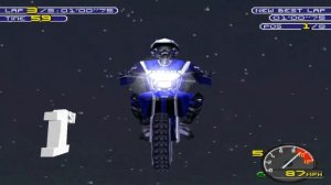 Moto Racer 2 (PS1) - Dual Sport Championship part 7 - Lost Desert & Hard Turn