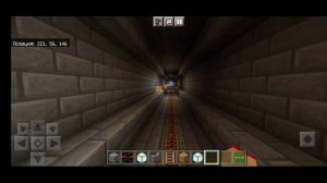 надо уже показать тоннель метро с станциями! и это произошло! #транспорт #метро #майнкрафт #вананас