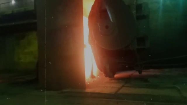 Магнитогорск "ПАО ММК" рабочий момент обдувки ковша после работы на "МНЛЗ" смотреть онлайн