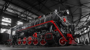 Легендарный магистральный грузовой паровоз Л-3854 на реставрации в вагонно-ремонтном депо г. Пензы