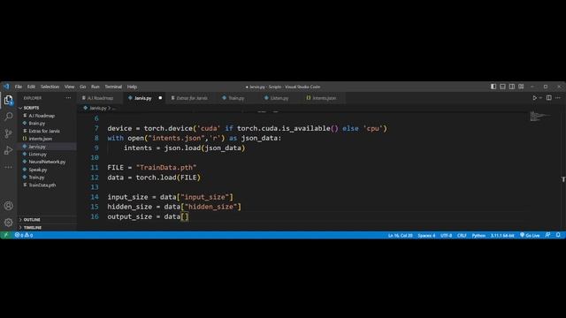 Neural Network in Jarvis | Jarvis Python | How To Make Jarvis | A.I Assistant | Python | Jarvis AI смотреть онлайн