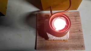 Плавка цветных металлов в домашней индукционной печи