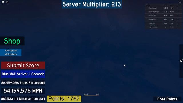 Вот что будет если разогнаться до 99999 скорости в ROBLOX🤯 смотреть онлайн