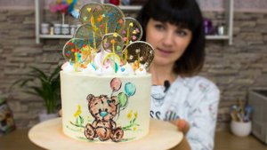 Детский кремовый торт с леденцами - Я - ТОРТодел!