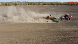 Сев пшеницы | Кировец К-7М на автопилоте Trimble