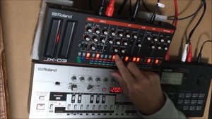 Roland TB-03, JX-03 & BOSS DR-550 mkII (synth jam 2018 #4)