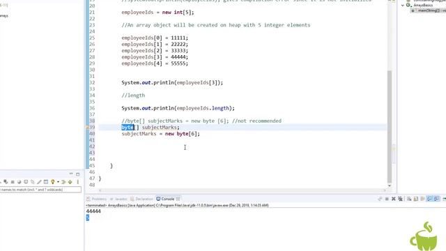 Arrays in Java | Array Programming - Fundamentals смотреть онлайн