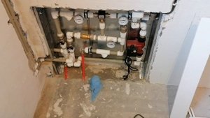 Теплый пол своими руками, от отопления, одноконтурный, подключаю к системе отопления.