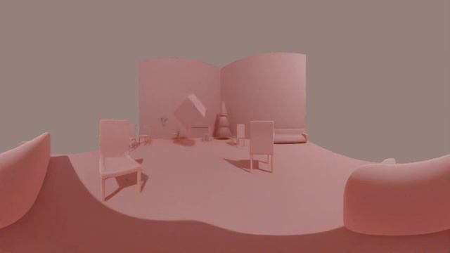 Розовая комната. Тест blender cycles 360 смотреть онлайн