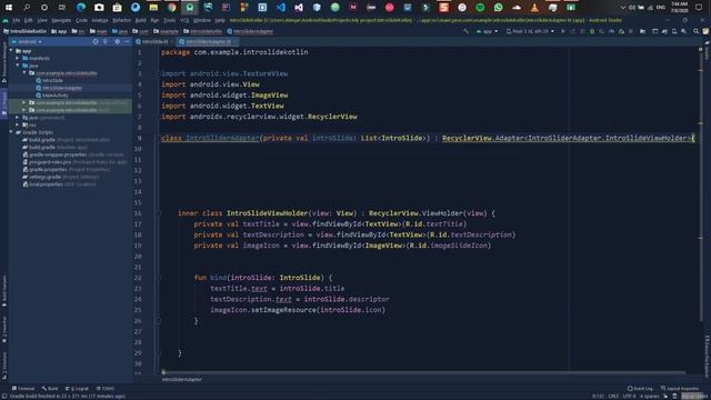 #5 Intro Slider Kotlin смотреть онлайн