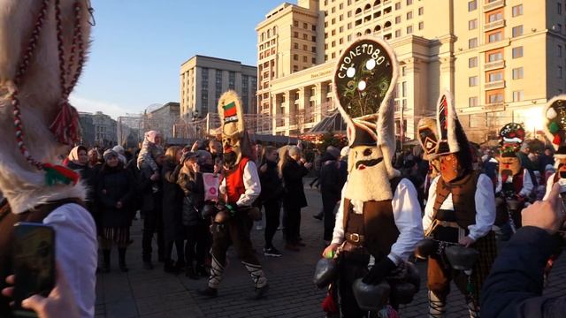 Масленица-2020. Гости из Болгарии. Кукер — обряд ряженья на Масленицу или Святки у болгар. смотреть онлайн