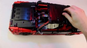 Лего техник самоделки:№44 Тойота Марк II. Фары, HOG, центральный тунель. 15 часть.