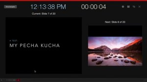 Recording a Pecha Kucha Presentation in Keynote for Mac