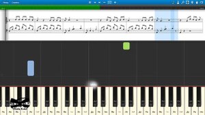 Lx24 - Уголёк (на пианино Synthesia cover) Ноты и MIDI