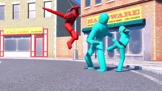 Supervillain NPC hunts the Smart AI! (with Active Ragdoll Physics) смотреть онлайн