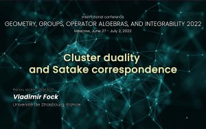 Cluster duality and Satake correspondence