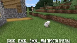 ПЧЕЛОВОД (RASA) ПОЁТ КОШКА | MINECRAFT МУЗЫКА