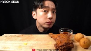 ASMR MUKBANG CHEESEBURGER CHICKEN LEG CHEESE BALL EATING SOUNDS バーガー Hambúrguer Hamburguesa 프랭크버거 먹