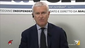 Marco Damilano, Concita De Gregorio, Maurizio Belpietro e Milena Gabanelli commentano il ...