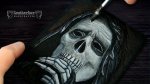 Тиснение на коже | Мрачный жнец | Работа с кожей