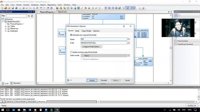 Ingeniería Inversa en Power Designer - Fundamentos de Desarrollo de Software