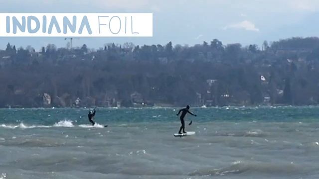 Indiana Downwind SUP Foil 7'6 First Ride Lake Leman
