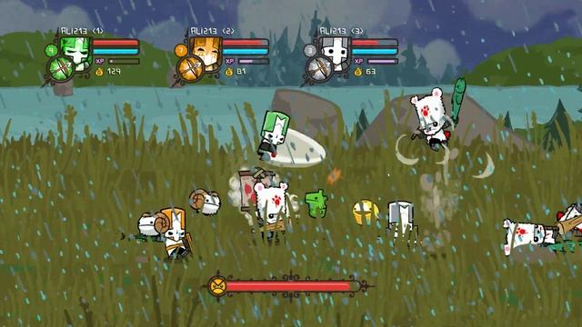 Бей беги! Прохождение игры CASTLE CRASHERS выпуск 2
